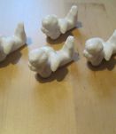 4,portes couteaux porcelaine