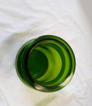Flacon d'apothicaire bocal en verre vert