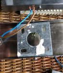 Appliques murale en acier finition Chrome satiné