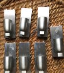 Appliques murale en acier finition Chrome satiné