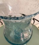 Bougeoir en verre soufflé - signé Biot