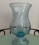 Bougeoir en verre soufflé - signé Biot