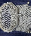 Bourse-aumônière en argent massif XIXème 