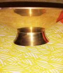 Coupelle métal emaillé