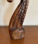 Tête d'antilope africaine sculptée