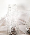 Applique murale double métal noir et doré avec flûte de lust