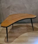 table basse  pied fuseaux  92x72h44  vintage voir photos