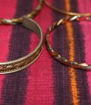 lot ancien Bracelet cuivre vintage année 70-80