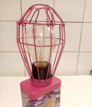 Lampe de boîte à thé de style vintage