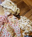  Lot de différentes Dentelles vintages 