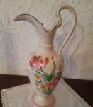 Comprenant 1 vase hauteur 38 cm largeur 15 cm, 1 soupière ha