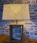Magnifique Lampe neuve en bois flotté