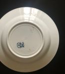 assiettes vintage terre de fer