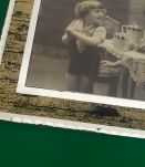 CADRE vintage Art Deco | verre miroir biseaute peint