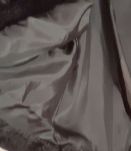 Boléro Imitation Fourrure Noire avec Doublure.