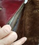 sac en cuir bordeaux