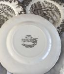 4 assiettes à pain en porcelaine anglaise