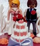 Lampe cage d'oiseaux argentée et rose à poser