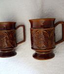 2 Chopes en Céramique du Portugal Années 80