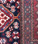 Tapis vintage Persan Shiraz fait main, 1P51
