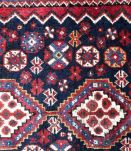 Tapis vintage Persan Shiraz fait main, 1P51