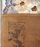 Tapis ancien Français Art Deco fait main, 1P60