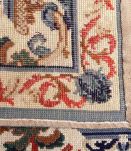 Tapis vintage Portugal Arraiolos fait main, 1P66