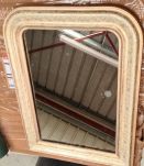 petit miroir louis philippe  1900   bois d origine 60x45   v
