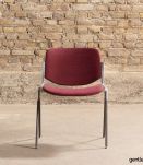 Lot de 5 chaises Castelli, design par Giancarlo Piretti