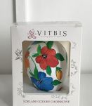 Collection Pâques, oeufs en verre peints à la main