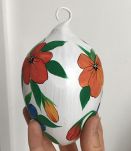 Collection Pâques, oeufs en verre peints à la main