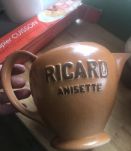 Pichet broc carafe Ricard anisette 