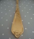 6 Fourchettes à dessert métal doré