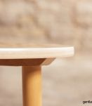 Table basse scandinave tripode, vintage des années 60