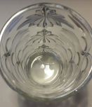 vase transparent italien