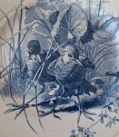 Plat aux oiseaux J S terre de fer «  spring service »