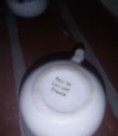 10 verres à liqueur porcelaine