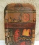 plateau de service fibre de verre,vintage