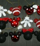 Lot de 20 boules de Noël Têtes de Mickey Disney 2 tailles