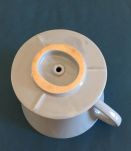 Porte-filtre à café en porcelaine couleur bleu pâle