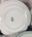 6 assiettes plates KG Luneville