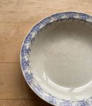 Grande assiettes creuse HBCM Creil Montereau modèle Tolga 