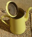 cafetière  ancienne  , acier  émaillé , vintage