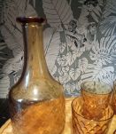 Service Italien vintage carafe et verres à eau 