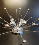 applique spoutnik chromée