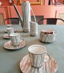 Service à café art déco porcelaine