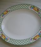 service vaiselle treillis vintage