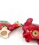 Sel et poivre crabe et poisson vintage 