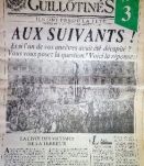 Le Journal des Guillotinés.