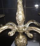 Candélabre en bronze doré style Louis 15 